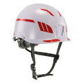 Reflective Hard Hat with Safety Helmet Sticker Kit, Red