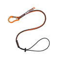 3104F(x) Standard Orange and Gray Tool Lanyard - Carabiner + Cinch Loop - 10lbs