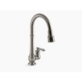Artifacts(R) Single-Hole Kitchen Sink Faucet With 17-5/8" Pull-Down Spout, Docknetik(R) Magnetic Docking System, And 3-Function Sprayhead Featuring Sweep(R) And Berrysoft(R) Spray