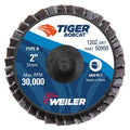 2" BobCat Mini Abrasive Flap Disc, Conical (TY29), Type R Mount, 120Z