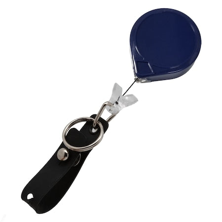 Round HD Super Duty MINI-BAK, Blue, Swivel Clip, Hi-Capacity Strap/Split Ring, POLY