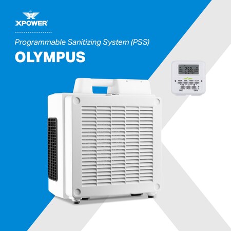 Olympus Programmable Sanitizing System, Automatic Overnight Indoor Air Quality Solution