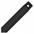 Ceiling Fan Downrod,Steel,Textured Black