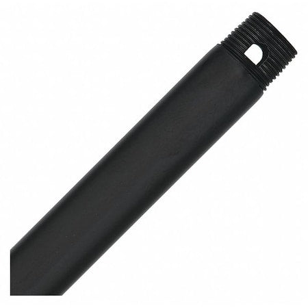 Ceiling Fan Downrod,Steel,Textured Black