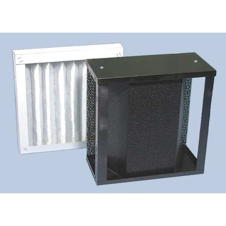 12x12x8 Pleated Air Filter, Carbon, MERV 7