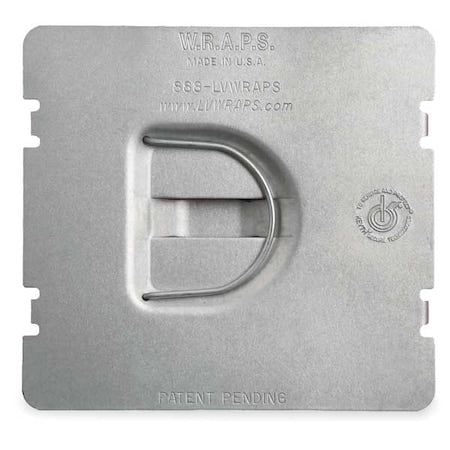 Box Cover, Square Box Type, 2 Gang, Galvanized Steel, Flat Cover Type