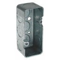 Electrical Box, 1 Gang, Galvanized Steel, Handy Box Type, Rectangular Shape