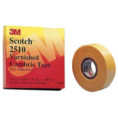 ElectricalTape, Yellow, 20ydL, 3/4inW, PK20