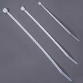 Cable Tie, 6 in L, 1-1/4 in Max Bundle Dia., Natural, Nylon 6/6, 18 lb Strength, 1000 PK