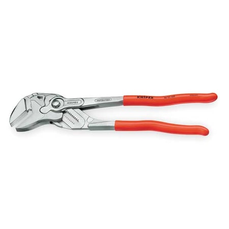 12 in Knipex Cobra Straight Jaw Plier Wrench Smooth, Plastic Grip