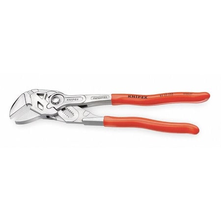 10 in Knipex Cobra Straight Jaw Plier Wrench Smooth, Plastic Grip