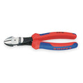 8 in 74 High Leverage Diagonal Cutting Plier Standard Cut Oval Nose Uninsulated