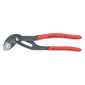 7 1/4 in V-Jaw Water Pump Plier Serrated, Plastic Grip