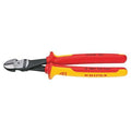 10 in 74 High Leverage Diagonal Cutting Plier Standard Cut Oval Nose Insulated