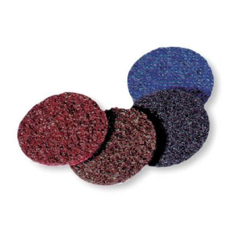Hook/Loop Disc,No Hole,4 in,Crs,80G,AlO