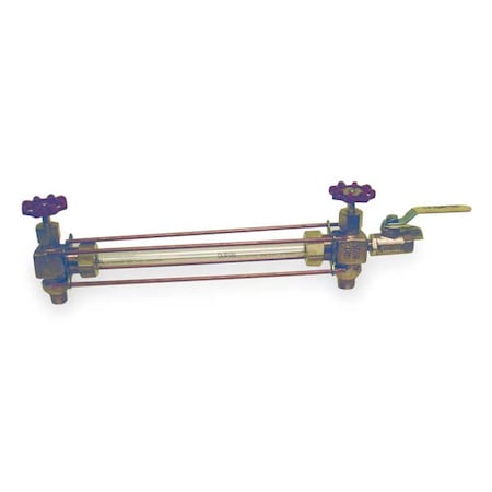 Water Gauge,Automatic,1/2 In,MNPT,Bronze