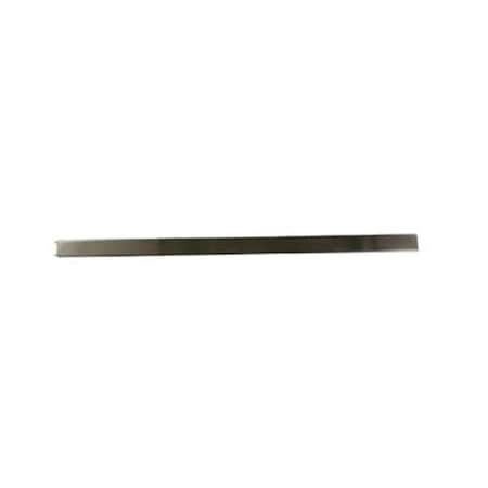 82"" x 3"" Pilaster Toilet Partition, 304 Stainless Steel, Satin