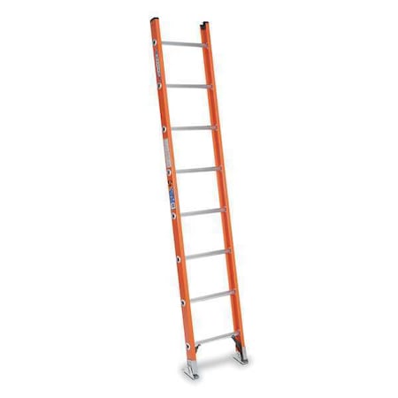 Straight Ladder, Fiberglass, 300 lb. Load Capacity