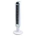 3-1/2" Blade Dia Tower Fan, Oscillating, 3 Speeds, 120VAC, Remote Control