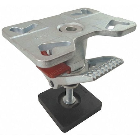 Adjustable Floor Lock, Top Plate, 8 in.