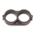 End Closure, 1/2 In. Tubing, Brn, Plstc, PK2