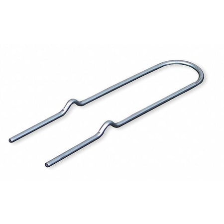 Tubing Stake, 1/2 In Tubing, Slvr, Stl, PK10