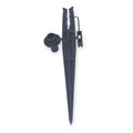 Tubing Stake, 1/4 In, Blk, Plstc, PK10