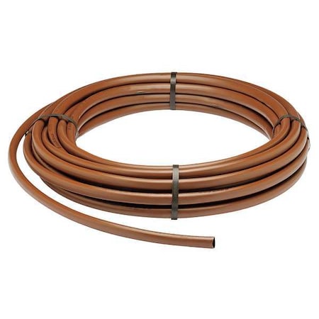 Emitter Tubing, 1/2 in, 100 ft, Brown