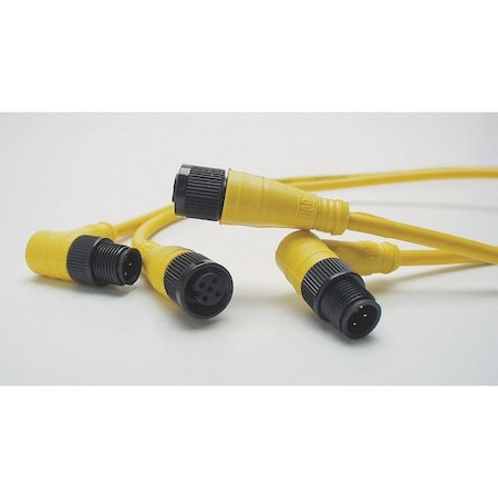 Extension Cordset, 5Pin, Receptacle, Female