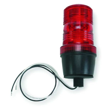 Warning Light, Red, Strobe Tube, 120V AC, 72 Flashes per Minute, 8, 000 Hour Lamp Life