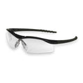 DL1, Safety Glasses, Duramass Hard Coat, TPR Lens, Black Frame, Half Frame