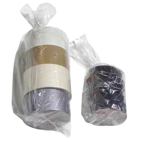 Open Poly Bags, 8" x 4", 0.60 mil, Clear, None, 1000 PK