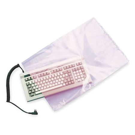 Open Poly Bags, 2 mil, Pink, None, 1000 PK