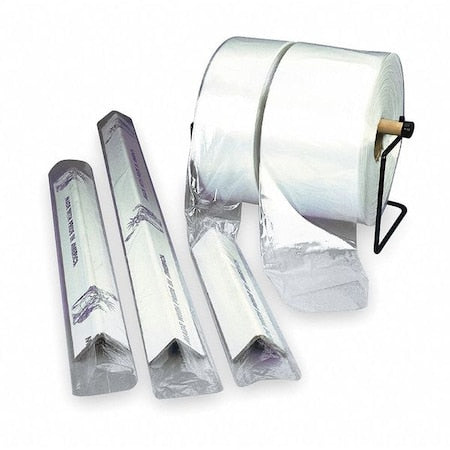 Poly Tubing, 4" x 2900 ft., 1.5 mil, Clear, None