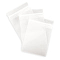 Reclosable Bag, Zip Seal, 8 in L, 5 in W, 2 mil Thick, Low Density Polyethylene (LDPE), Clear