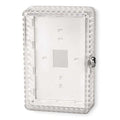 Universal Thermostat Guard, Off-White, Plastic