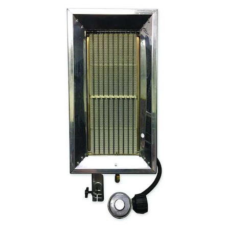 Portable Gas Tank-Top Heater, LP, Standing Pilot, 10 1/6 in Wx 4 1/2 in L