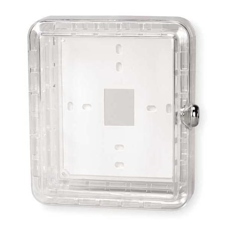 Universal Thermostat Guard, Off-White, Plastic