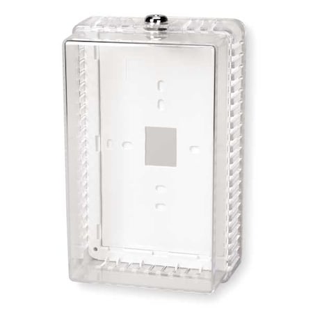 Universal Thermostat Guard, Clear, Plastic