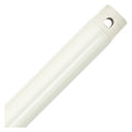 FanDownrod, White, Steel, 3/4inDia, 24inL