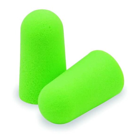 Pura-Fit Disposable Uncorded Ear Plugs, Bullet Shape, NRR 33 dB, M, Yellow, 200PK