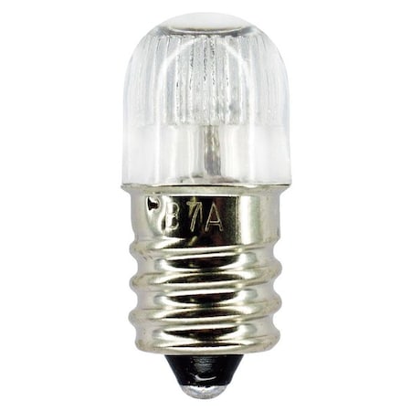 0.3W, T4 Miniature Neon Light Bulb (Formerly LumaPro), PK10