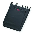 Open Top, Vinyl, Hamper Bag, Black