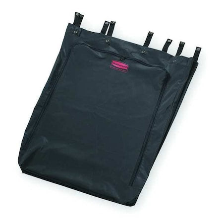 Open Top, Vinyl, Hamper Bag, Black