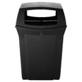 Ranger(R) 45 gal Square Outdoor Can, Black, None, Plastic, 24 7/8 in