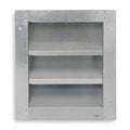 Louver, Adj w/ 28 to 46 In, Galv Steel