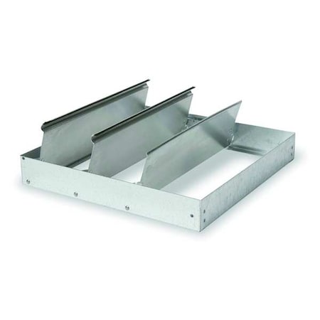 Backdraft Damper, Vert/Horiz Mtg, 27 3/4Sq