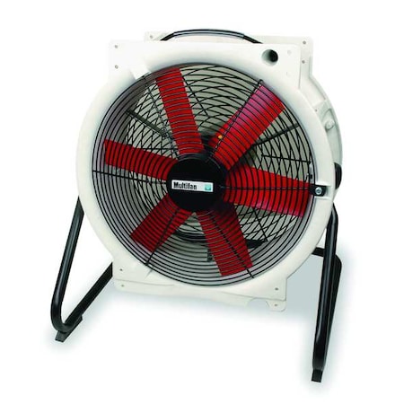 Corrosion Resistant Air Circulator, Floor Mount, 20 in Blade Dia, 120V, 4,800 cfm, Non-Oscillating