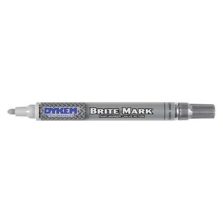 Paint Marker, Medium Tip, Silver Color Family, Paint