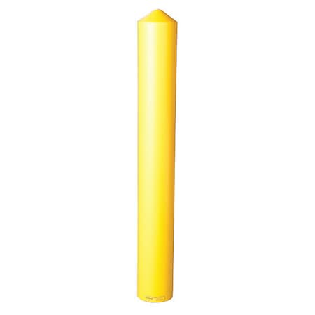 Post Sleeve, 6 In Dia., 56 In H, Yellow